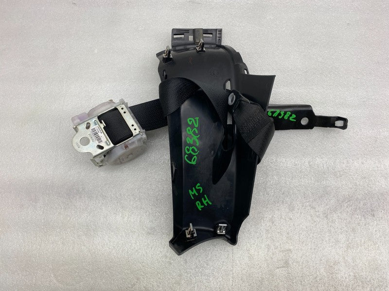 102313600C ⭕ 12-15 Model S Rear Right Seat Belt Retractor w/ Mid C-Pillar Trim 1023136-00-C