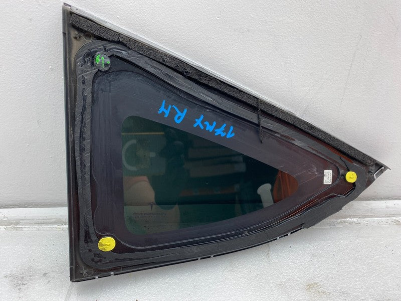 43R-004553 ⭕ 2016-2020 Tesla Model X Rear Passenger Side Window QTR Quarter Glass 1/4 Right