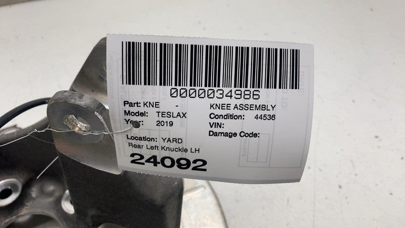 ⭕ 2016-2020 Tesla Model X Rear Driver Suspension Spindle Knuckle w/ Shield Left