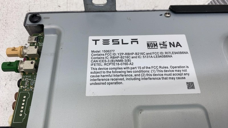 156678600E ⭕ 2017-2023 Tesla Model 3 M3 Media Computer Control Module Unit MCU 1566786-00-E
