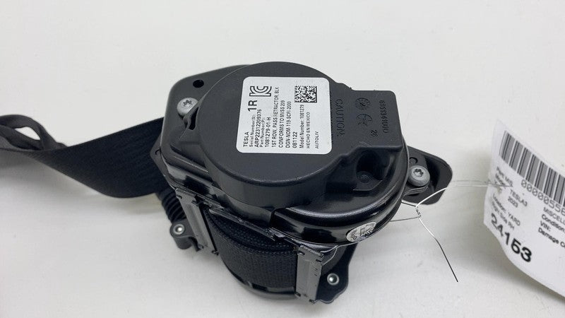 108127901H 2017-2023 Tesla Model 3 Front Passenger Side 1st Row Seat Belt & Retractor Right