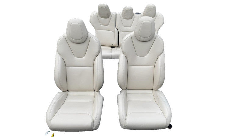 ⭕ 16-20 Tesla Model S Left & Right Front Bucket Seat + Rear 2nd Row Se