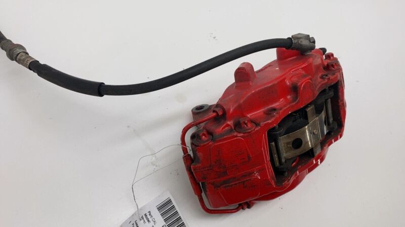 2012-2020 Tesla Model S Front Passenger Side Caliper Red + Brake Hose Line Right
