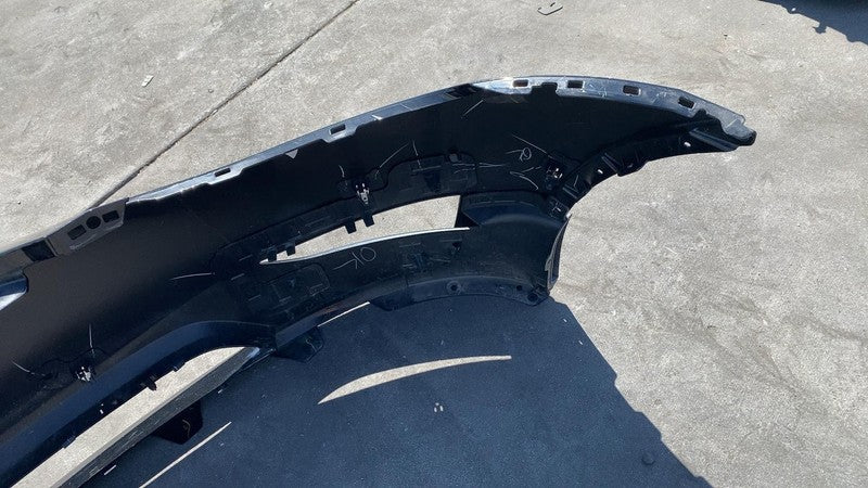 ⭕ 20-22 Model Y Front Bumper Cover w/ Park Sensor Holes Black PBSB 149