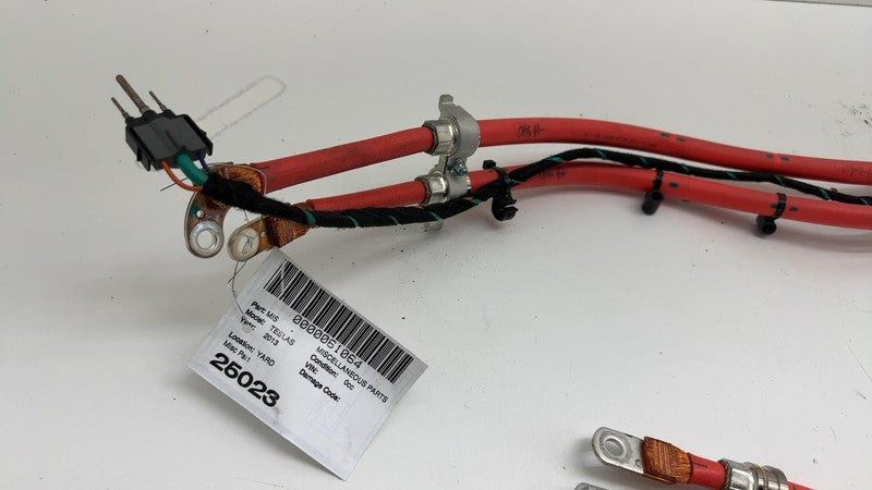 100487400E ⭕ 12-15 Model S Rear HV Junction Box to Charge Port Cable Harness 1004874-00-E