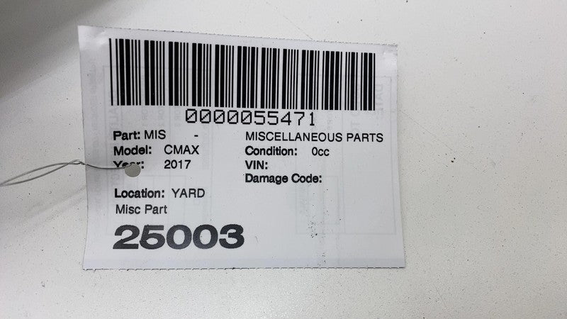 2013-2018 Ford C-Max Rear Trunk Hider Gap Tray Interior Cover Trim Pan