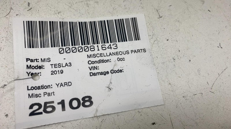 ⭕ 17-23 Model 3 Rear Driver Side 2nd Row Seatbelt Buckle Black Left 10