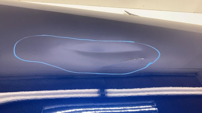2020-2024 Tesla Model Y Front Passenger Side Door Shell Panel Right RH Blue PPSB
