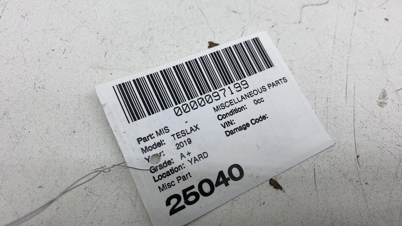 ⭕ 16-20 Model X Rear 3rd Row Trunk Load Floor Support Carpet Cover 105