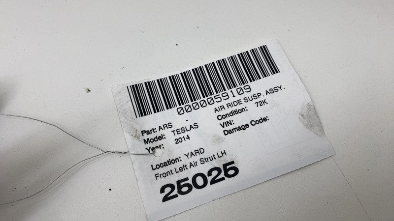 600635100C ⭕ 12-15 Model S Front Left Air Suspension Spring Shock Absorber RWD 6006351-00-C