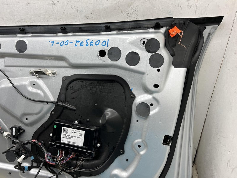 ⭕ 12-15 Tesla Model S Front Passenger Door Panel Right Silver - PMSS (Wrapped)