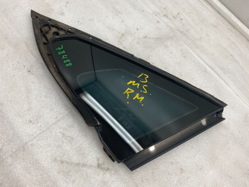 2012-2015 Tesla Model S MS Rear Passenger Side Quarter Fixed Glass Right RH Assy
