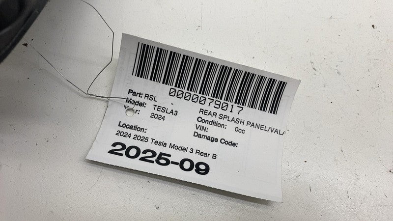 ⭕ 2024-2025 Tesla Model 3 Rear Bumper Lower Valance Diffuser Cover 158