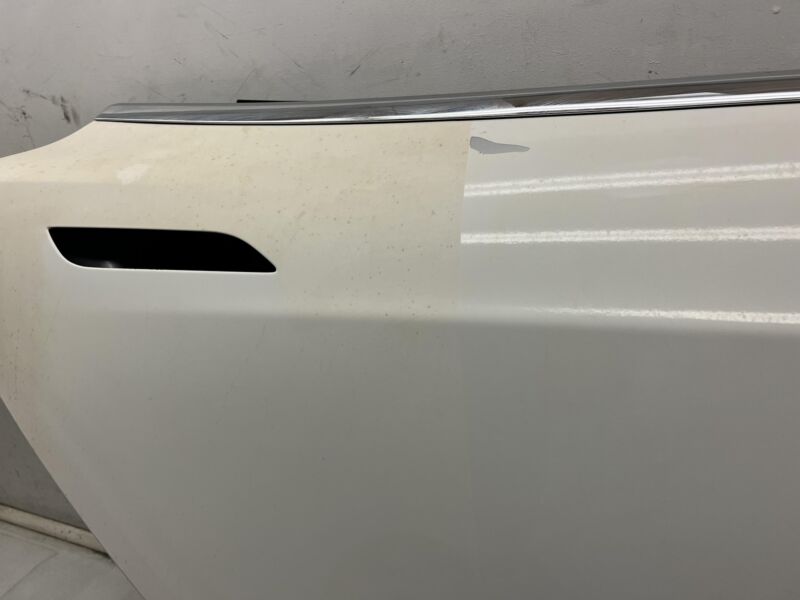 2012-2015 Tesla Model S Rear Passenger Side Door Shell Panel Right White - PMSS