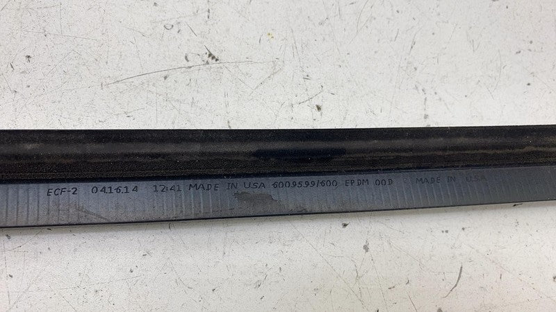 ⭕ 12-20 Model S Front Driver Outer Door Belt Mold Chrome Molding Left