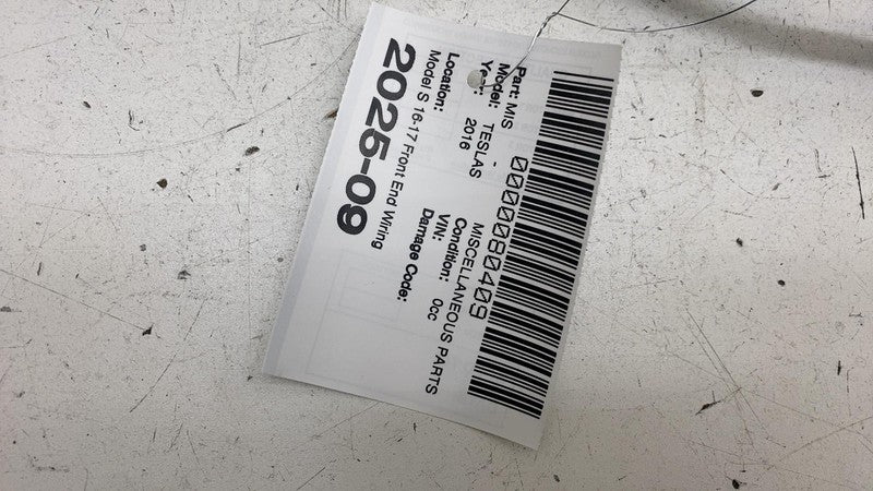 ⭕2014-2020 Tesla Model S Front End Bumper Wiring Harness Cable Wire 10