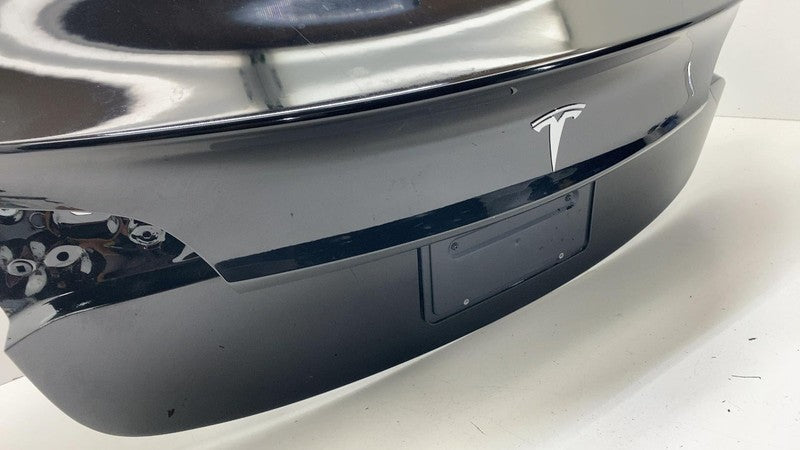 1118167-00-C ⭕ 2017-2020 Tesla Model 3 Rear Trunk Decklid Shell Panel Black PBSB 1118167-00-C
