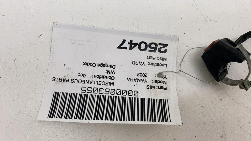 ⭕ 2002 Yamaha YZ250F Kill Switch On / Off Button Engine Start Stop w/
