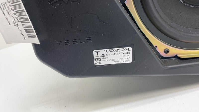1050085-00-E ⭕16-20 Tesla Model X Premium Subwoofer Bassbox Audio Speaker Woofer 1050085-00-E