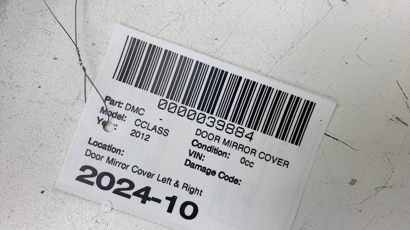 ⭕ 2012-2014 Mercedes-Benz C-Class Front Left & Right Rear View Door Mirror Cover