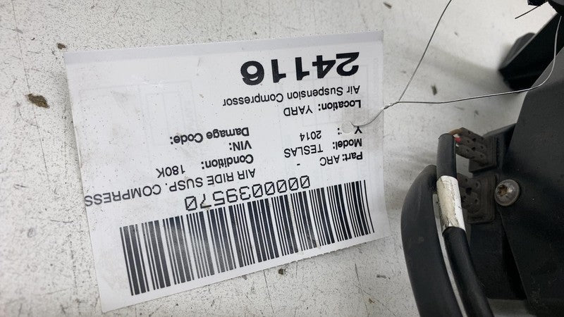 ⭕ 12-15 Tesla Model S Air Suspension Compressor Supply Unit w/ Bracket