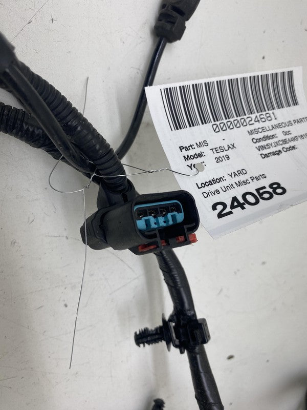 ⭕ 2016-2020 Model X Rear Subframe Chassis SFRR Mando Wiring Harness 20