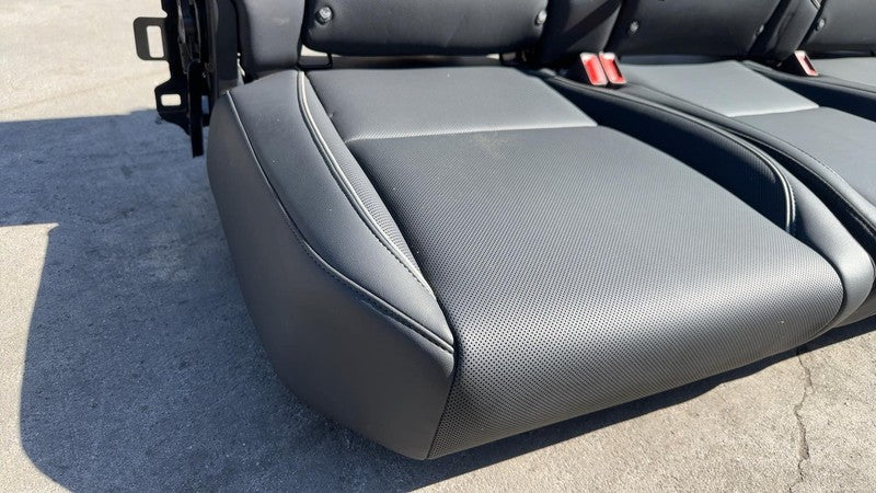 ⭕ 24-25 Tesla Cybertruck Rear 2nd Row Seat Upper & Lower Cushion Black Complete