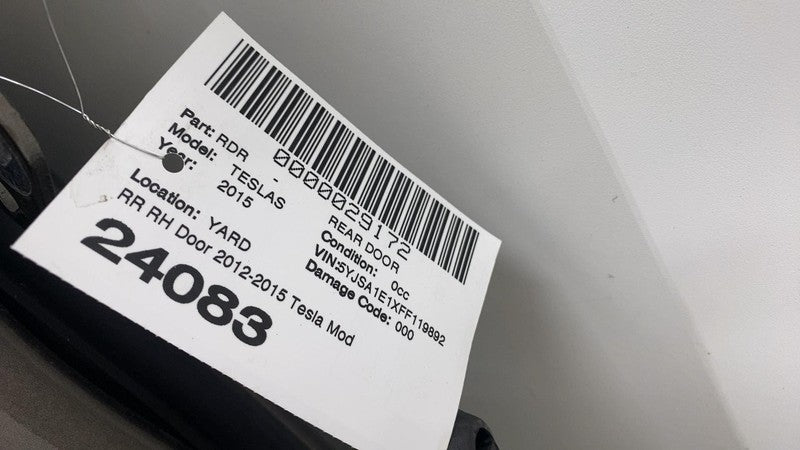 ⭕ 2012-2015 Tesla Model S Rear Passenger Side Door Shell Panel Right B