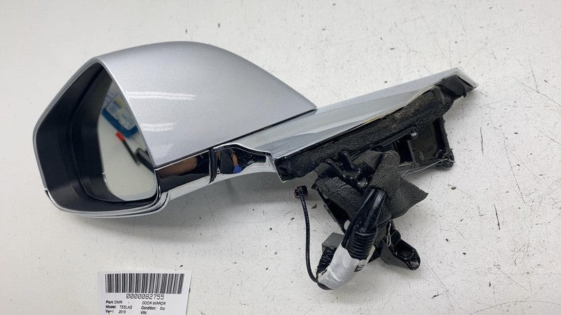 1041317-00-A 12-20 Model S Front Left Exterior Side View Door Mirror Silver PMSS 1041317-00-A