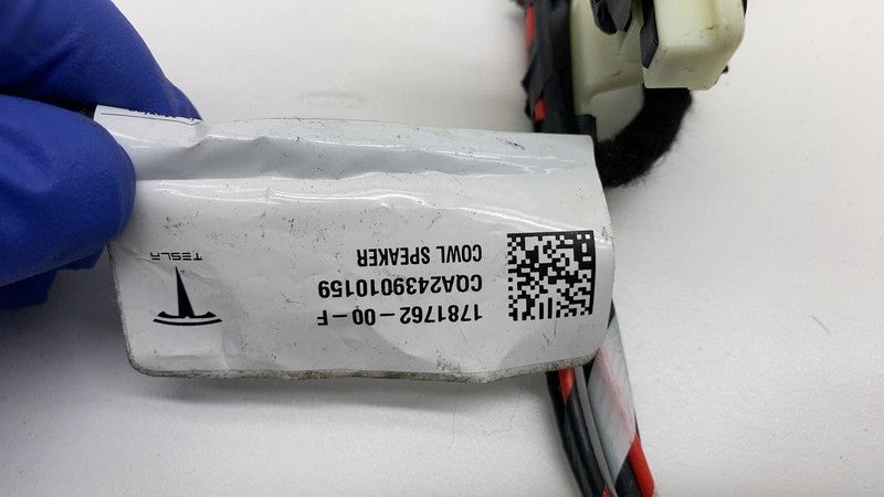 178176200F 2024 2025 Tesla Cybertruck Front Cowl System Speaker Wiring Harness Cable Wire