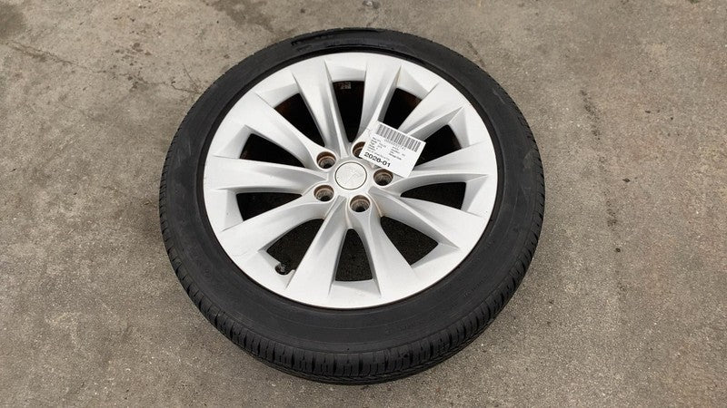 ⭕ 16-20 Model S MS Wheel Rim 19x8.0+40MM + Goodyear Tire 245/45R19 105