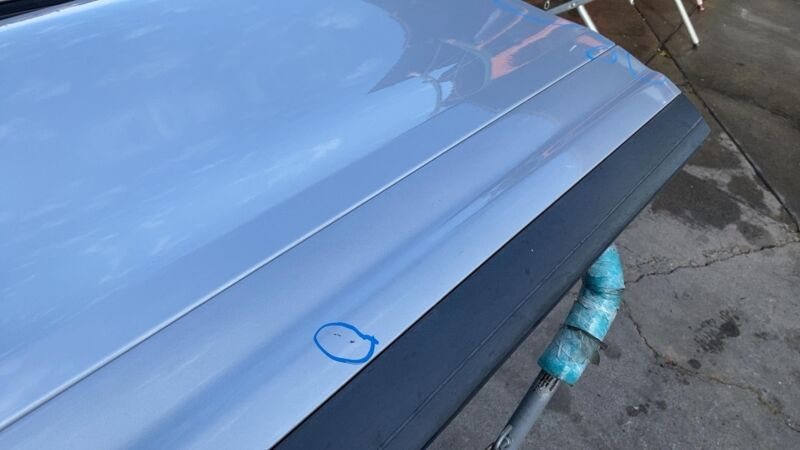 2011-2018 Porsche Cayenne Front Passenger Door Shell Panel Right RH Silver LX7W