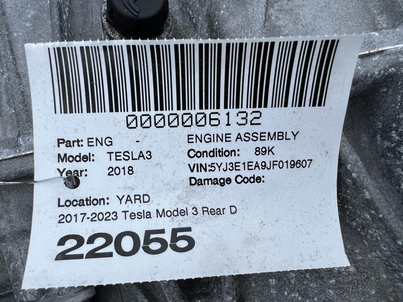 1120980-00-D ⭕ 2017-2023 Tesla Model 3 Rear Drive Unit Engine Performance Assy 1120980-00-D