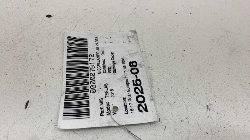 ⭕ 16-17 Tesla Model S Rear Bumper Wiring Harness Cable Wire Loom 1004