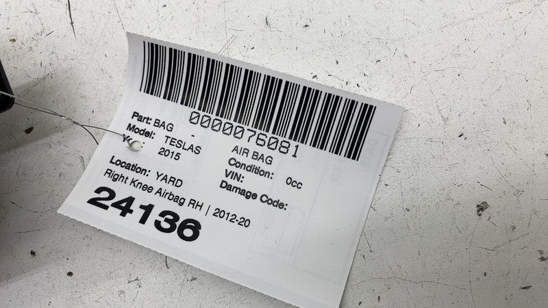100526000H ⭕ 12-15 Model S Left or Right Knee Airbag LH & RH Fits either side 1005260-00-H