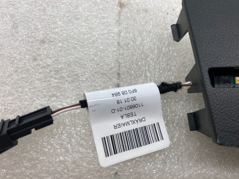 109000600C ⭕ 17-23 Model 3 Front Left Door Bolt Cover Ambient Light Map Pocket 1090006-00-C