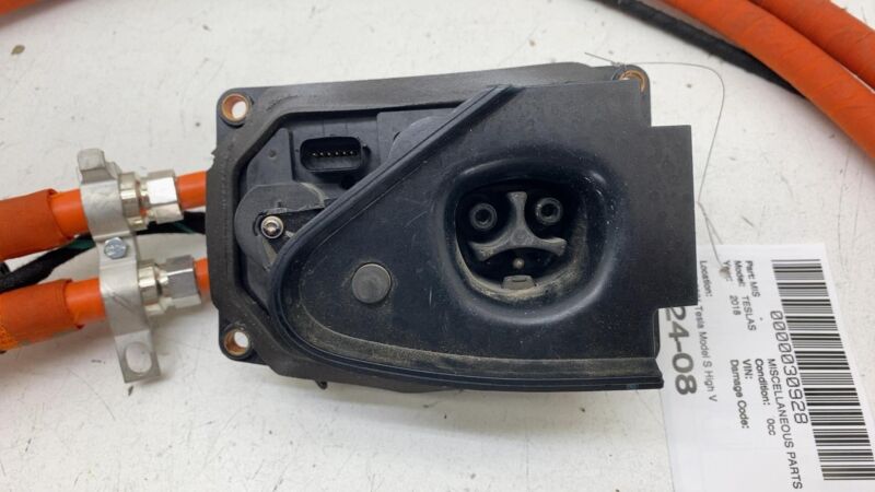 102604100O 2014-2020 Tesla Model S High Voltage Inlet Chargeport w/ Harness Charging Cable