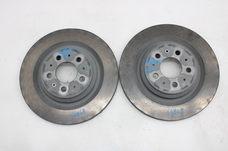 ⭕ 2017 2018 2019 2020 2021 Tesla Model 3 M3 Rear Left and Right Brake Disc Rotor