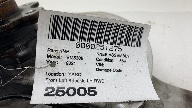 2017-2023 BMW 530e Front Left Spindle Knuckle Wheel Hub w/ ABS & Dust