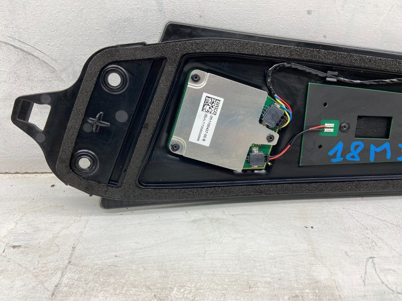 1109253 75 D ⭕ 17-20 Model 3 Left B-Pillar Applique Glass Trim Molding w/ Camera 1109253-75-D