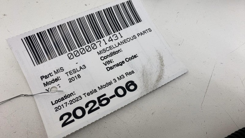 ⭕ 2017-2023 Tesla Model 3 M3 Rear Bumper Wiring Harness Cable Wire 106