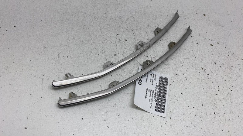 865A2CV010 2022-2024 Kia EV6 Front Left & Right Bumper Splitter Strip Chrome Trim Molding