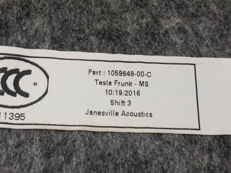 ⭕ 2016-2020 Model S Frunk Luggage Storage Well Compartment Tray Box 10