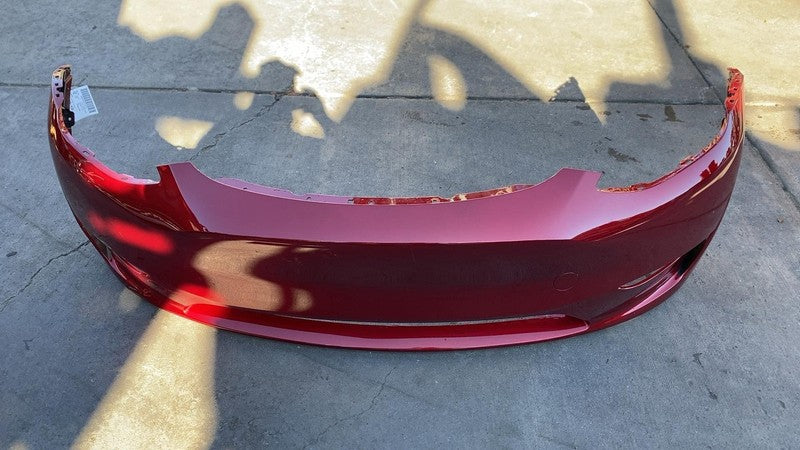 ⭕ 2024 Model Y MY Front Bumper Cover Red PR01 Non-Park Sensor Type 149
