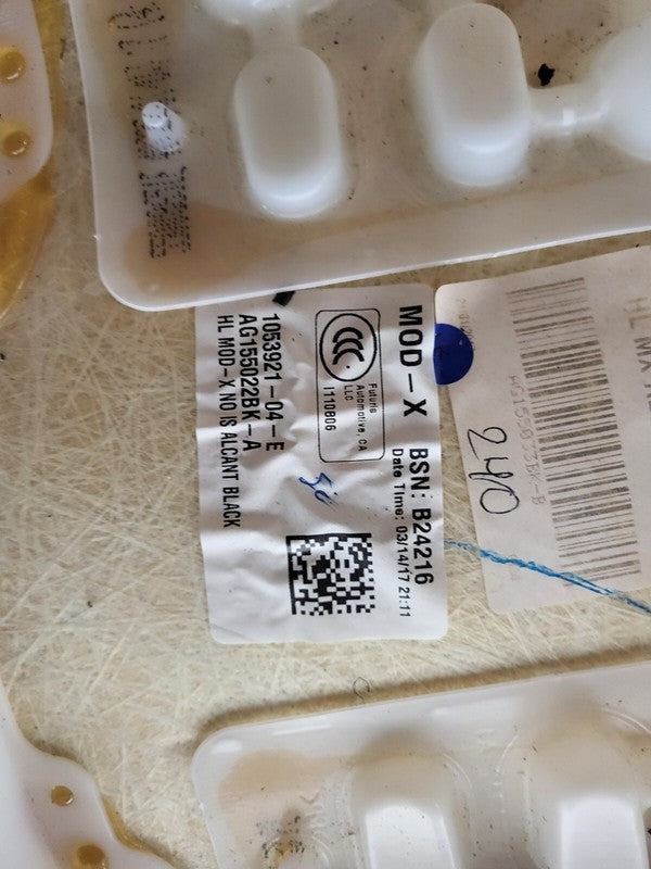 ⭕ 16-20 Tesla Model X Overhead Roof Headliner Ceiling Cover Black 1053