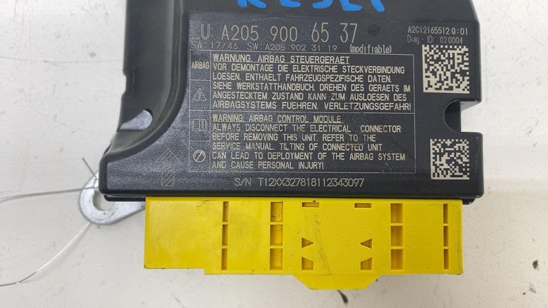 A 205 900 65 37 ⭕ 19-22 Mercedes GLC300 GLC43 C300 C43 Airb@g Control Module Unit A2059006537