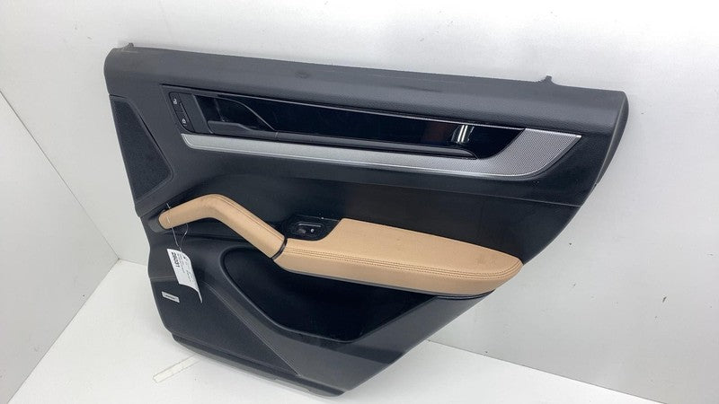 ⭕ 2019-2024 Porsche Cayenne Rear Driver Side Door Panel Trim Cover Black Left LH