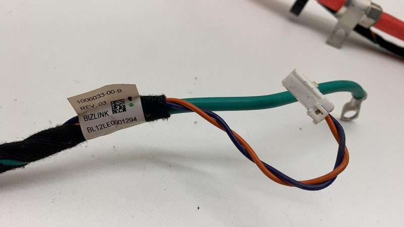 100487400E 2012-2015 Tesla Model S Rear HV Junction Box to Charge Port Wiring Cable Harness