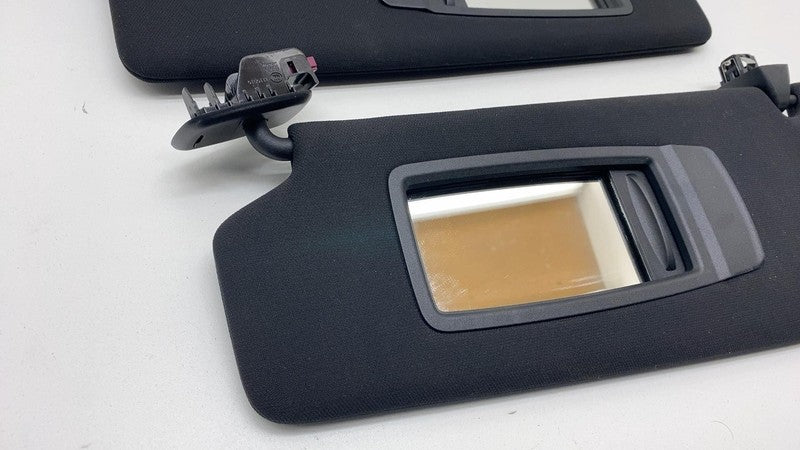 2017-2023 BMW 530e G30 Front Left & Right Windshield Sun Visor Black Sunvisor