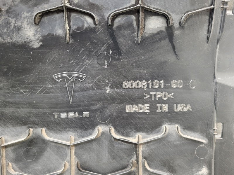600819100C ⭕ 2012-2015 Tesla Model S Rear Under Tray Splash Aero Shield Cover 6008191-00-C